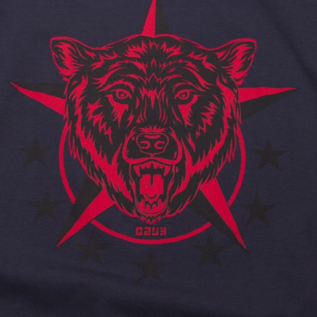 Mens Dark Blue Diete Berlin Bear S/s T Shirt