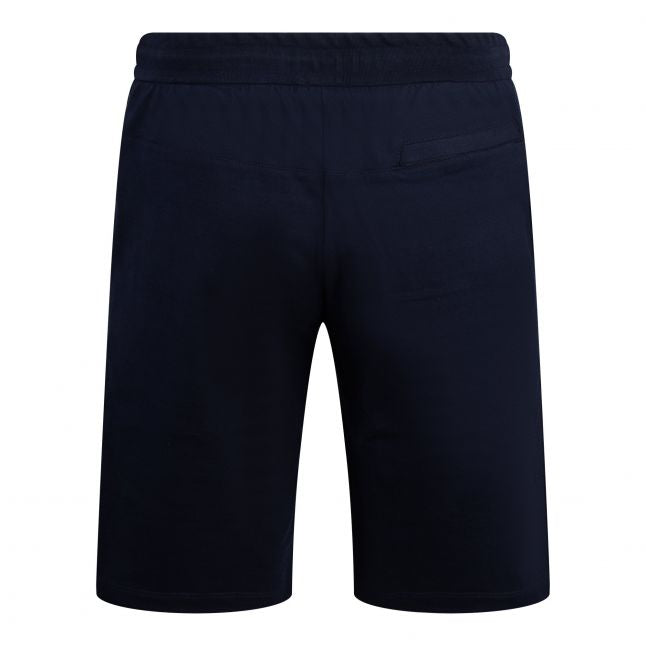 Mens Navy Colour Logo Sweat Shorts