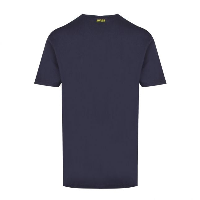 Athleisure Mens Navy Teeos Stripe Logo S/s T Shirt