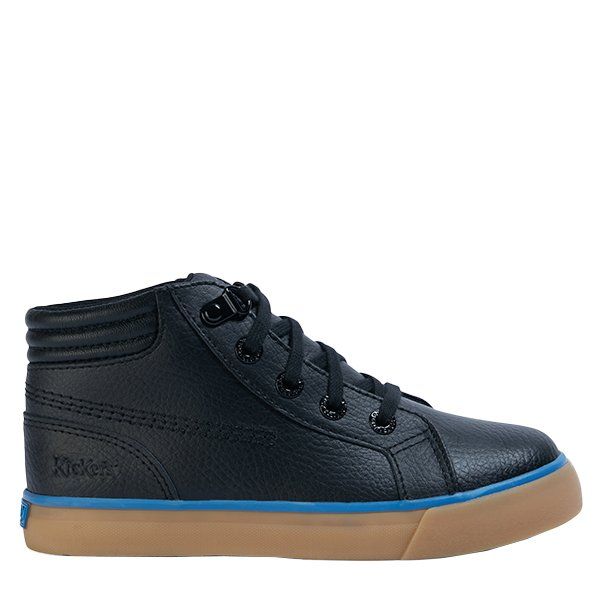 Junior Black Tovni Hi Padded Trainers