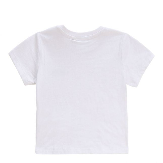 Toddler White Letters Logo S/s T Shirt