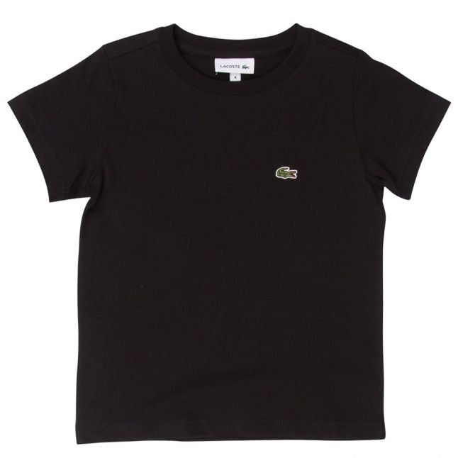 Boys Black Basic S/s Tee