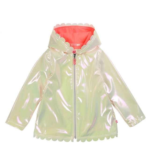 Girls Pearl Scalloped Edge Rain Coat