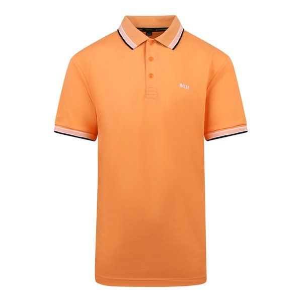 Mens Open Orange Paddy S/s Polo Shirt