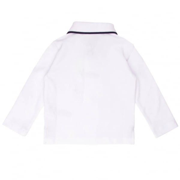 Boys Optic White Polo 2 L/s Polo Shirt