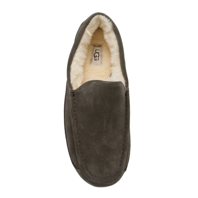 Mens Charcoal Ascot Slippers