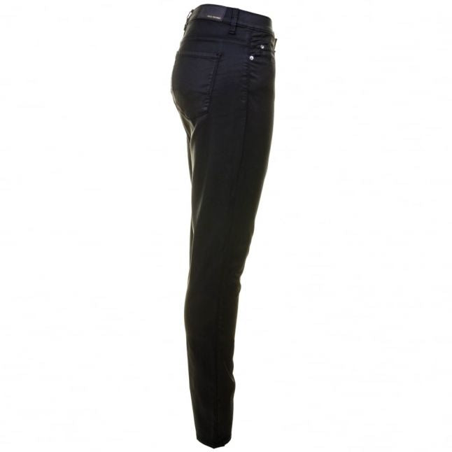 Boss Orange Womens Black J10 Florida Coated Jeans