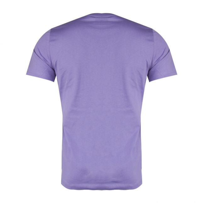 Mens Lilac Zebra Reg Fit S/s T Shirt