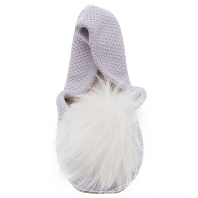 Womens Lavender Andi Fluff Slippers