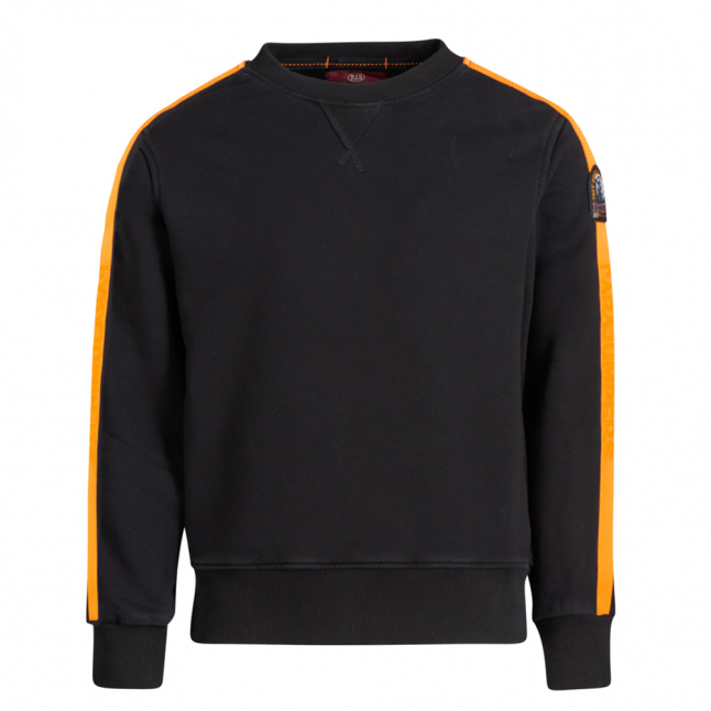 Boys Black Armstrong Sweat Top