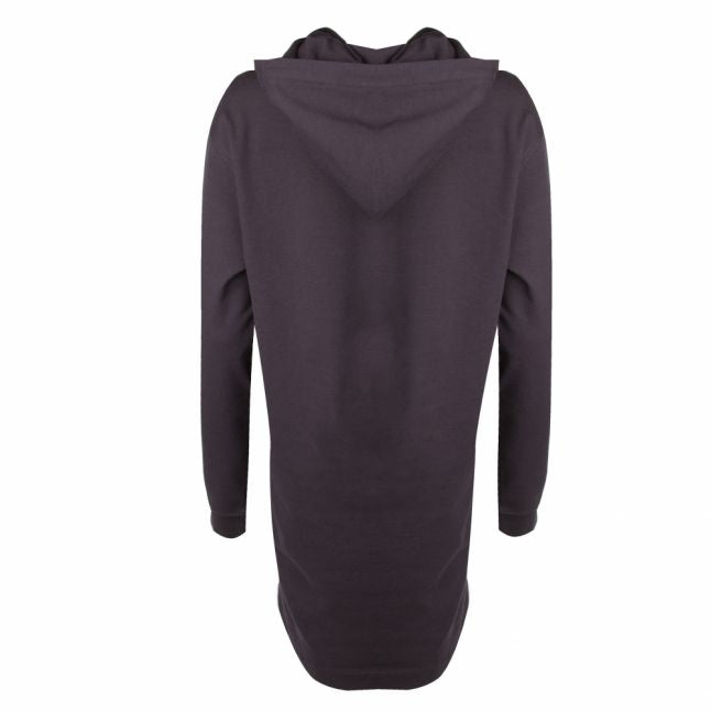 Womens Black Heart Hoodie Dress