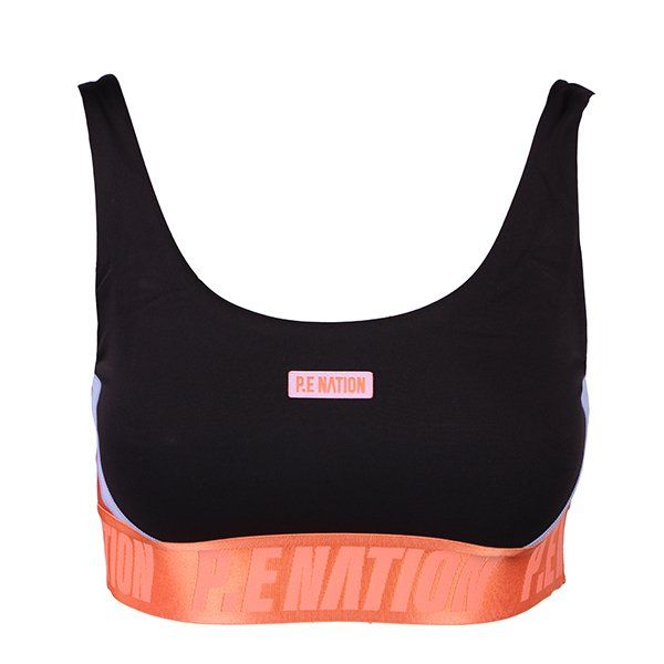 Womens Black Courtside Sports Bra