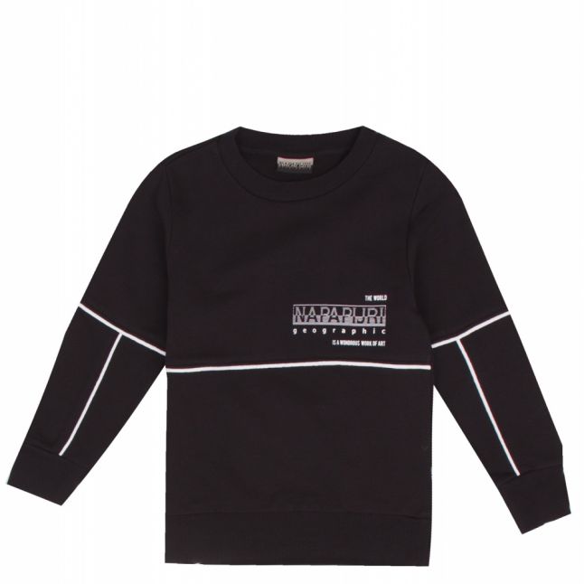 Boys Black Byl Crew Neck Sweat Top