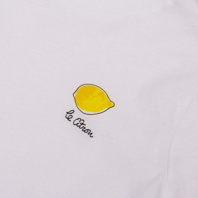 Womens Linen White Le Citron S/s T Shirt