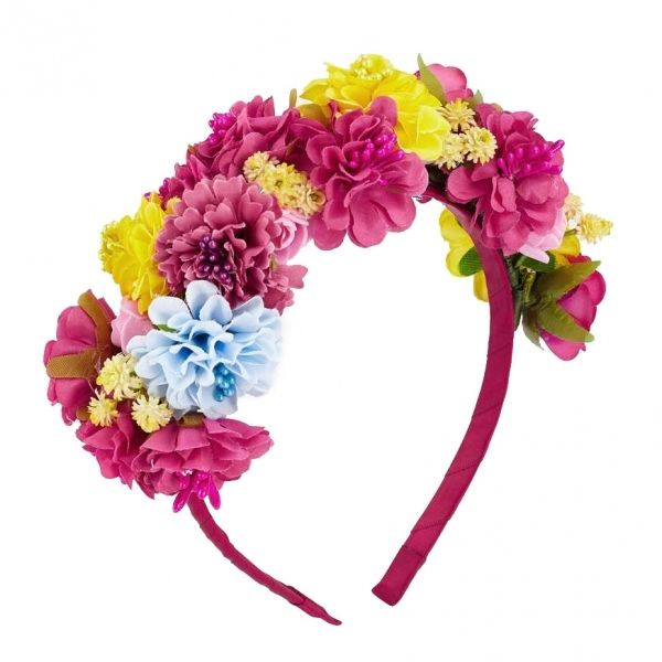 Girls Strawberry Flowers Headband