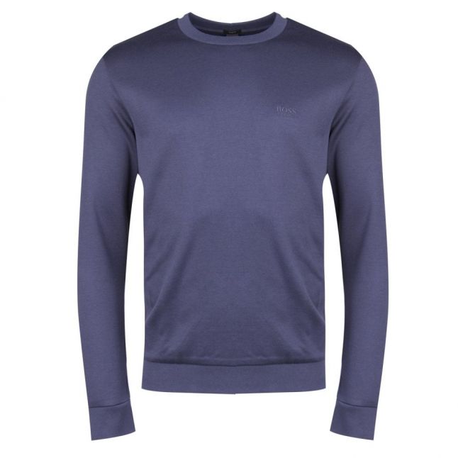 Athleisure Mens Navy Salbo 1 Crew Sweat Top