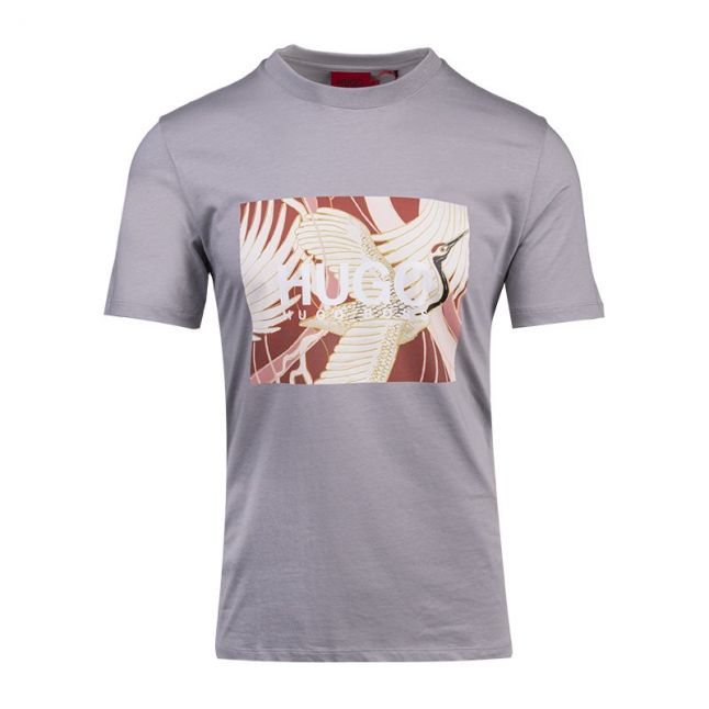 Mens Grey Dolive_U213 S/s T Shirt