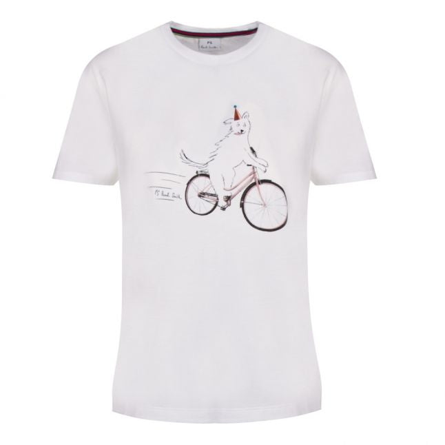 Womens White Pawfect Ride S/s T Shirt