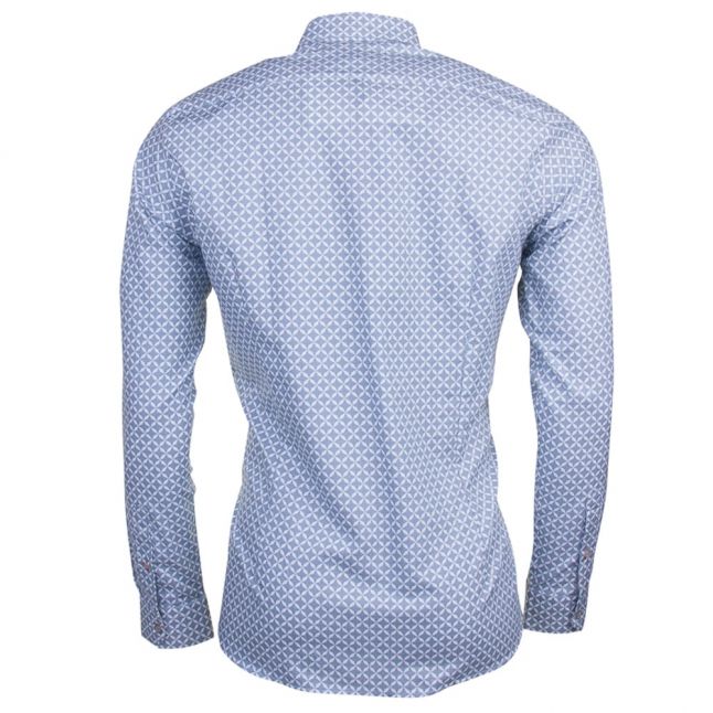 Mens Blue Langaz Dot L/s Shirt