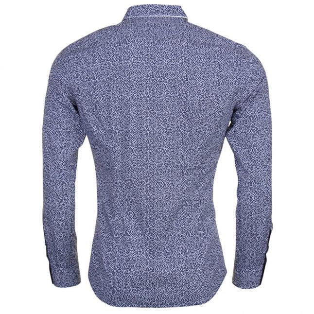 Mens Navy S-Wegee L/s Shirt