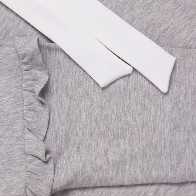 Casual Womens Light Grey Tafrill Hooded Sweat Top