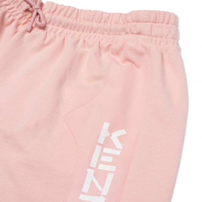 Girls Pink Logo 26 Sweat Shorts