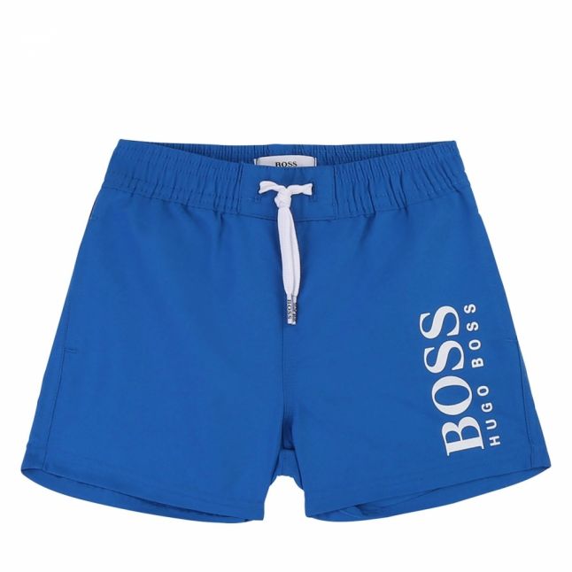 Toddler Blue Branded Swim Shorts