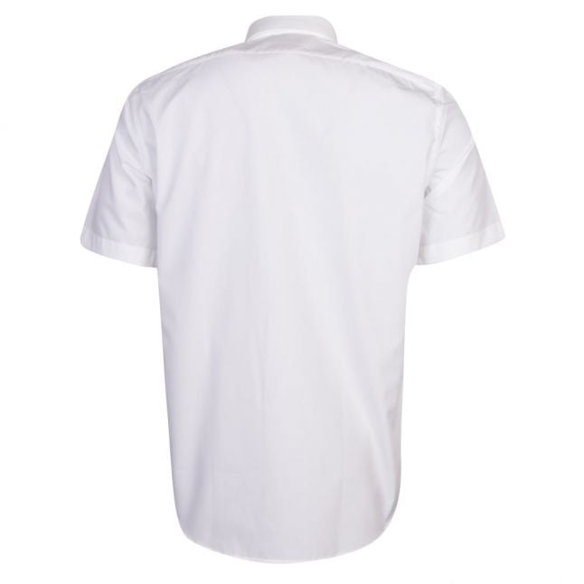 Mens Optic White C-Enzino Regular S/s Shirt