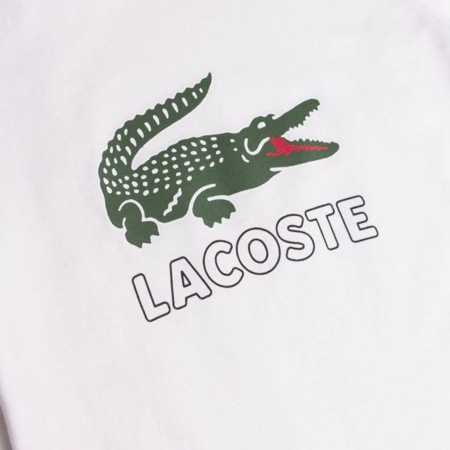 Boys White Big Croc S/s T Shirt