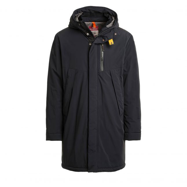 Mens Black Easy Padded Coat