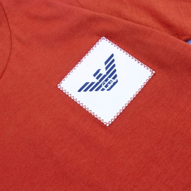 Boys Terracotta Logo Patch S/s T Shirt