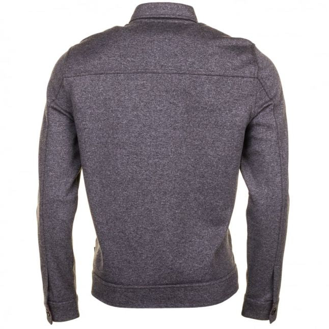 Mens Grey Marl Andino Collared Jacket