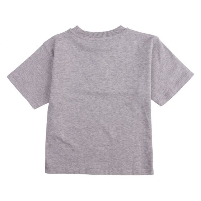 Boys Grey Melange Milano Logo S/s T Shirt