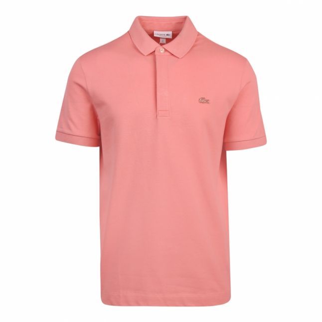 Lacoste Mens Elf Pink Paris Stretch Regular Fit S/s Polo Shirt