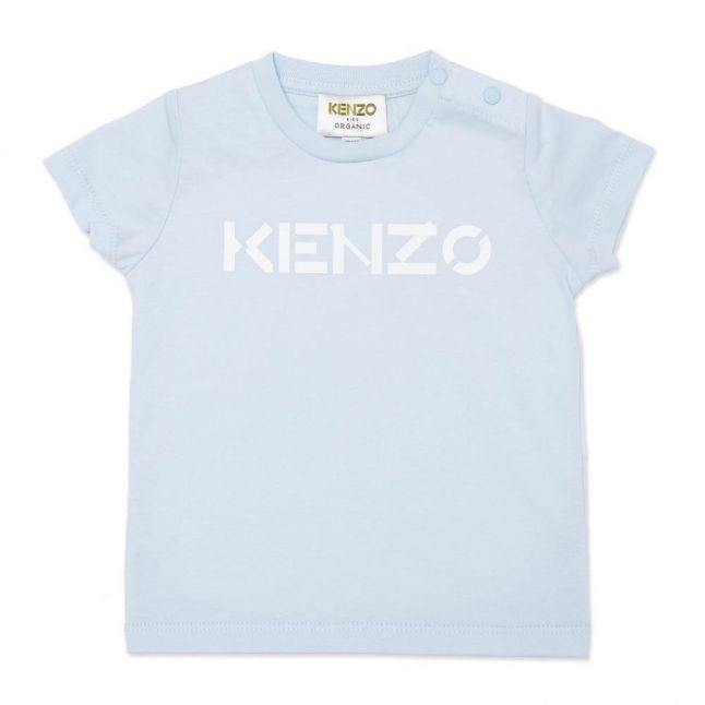 Baby Pale Blue Basic Logo S/s T Shirt