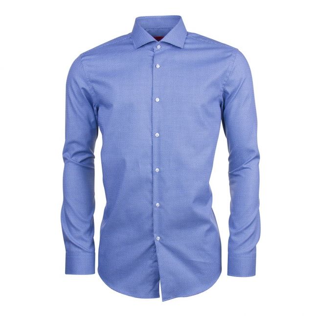 Mens Medium Blue C-Jason Slim Fit L/s Shirt