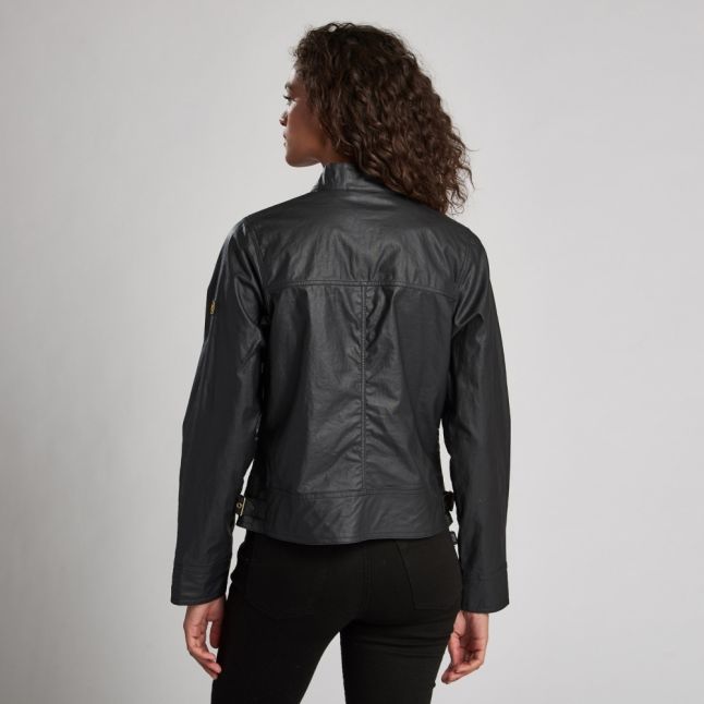 Womens Black Trackrace Casual Jacket