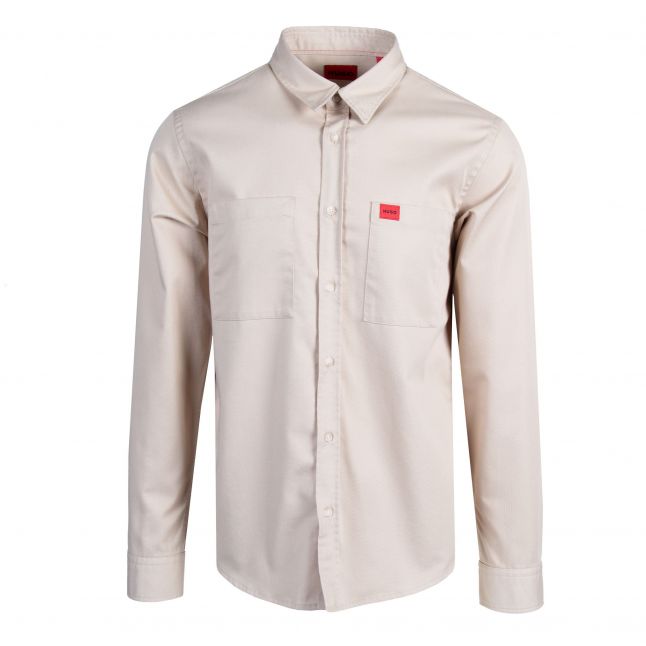 Mens Beige Egrin L/s Shirt