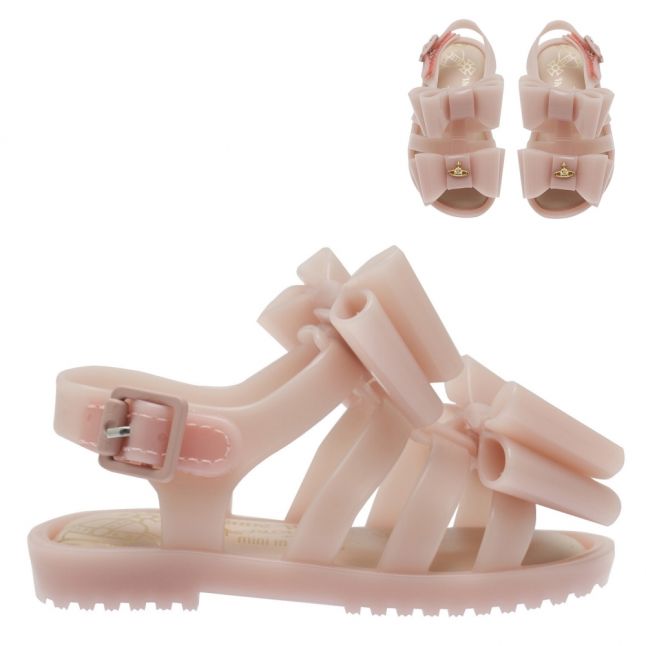 Vivienne Westwood Girls Pink Bows Mini Flox 21 Sandals (4-9)