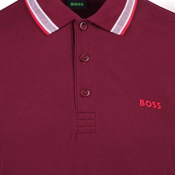 Mens Dark Pink Paddy S/s Polo Shirt