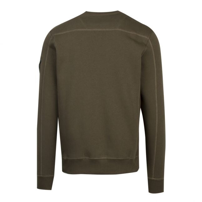 Mens Khaki Siren Crew Sweat Top