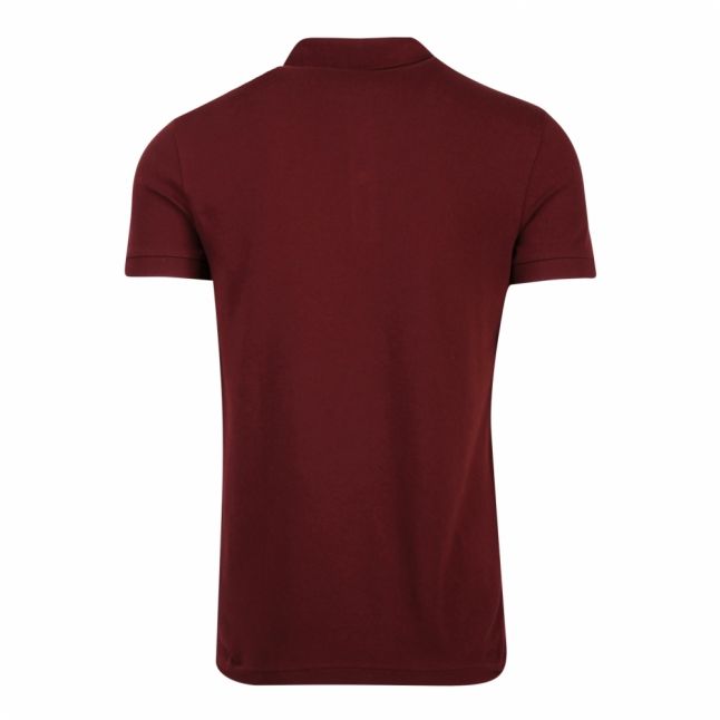 Casual Mens Burgundy Passenger Slim Fit S/s Polo Shirt