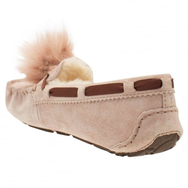 Womens Dusk Dakota Pom Pom Slippers