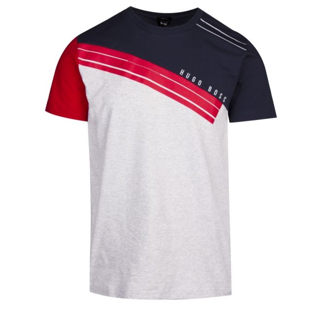 Athleisure Mens Navy/Red Tee 6 Graphic Logo S/s T Shirt