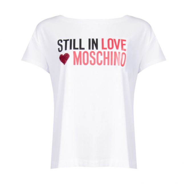 Womens Optical White Still In Love S/s T Shirt