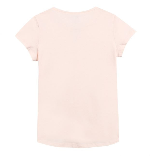 Junior Light Pink Logo S/s T Shirt