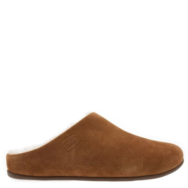 Womens Tumbled Tan Chrissie Shearling Slippers