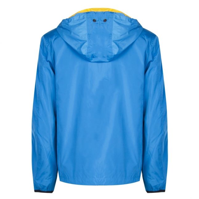 Mens Blue J-Phoen-Plain Hood Zip-Through Jacket