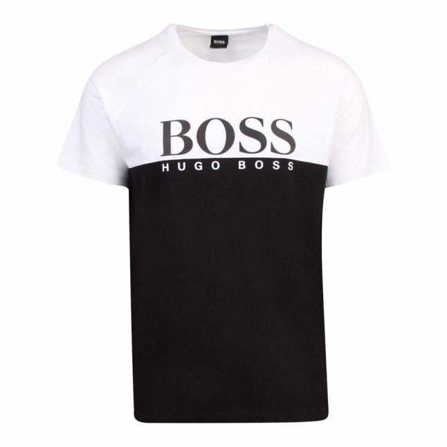 Mens Black/White Colourblock S/s T Shirt