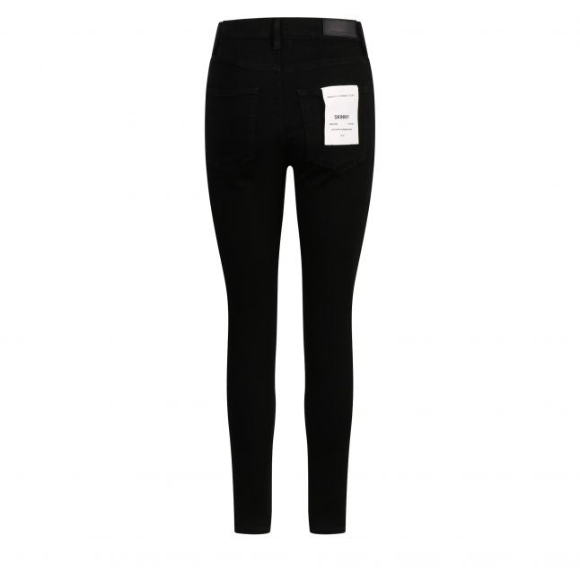 Womens	Black Soft Stretch Skinny HR Jeans